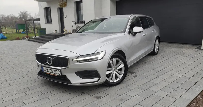 małopolskie Volvo V60 cena 98277 przebieg: 133000, rok produkcji 2018 z Międzyrzecz